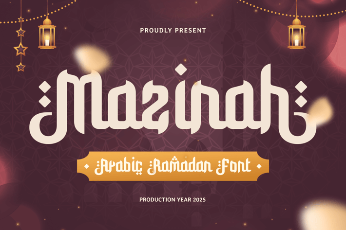 Mazinah - Arabic Ramadan Font