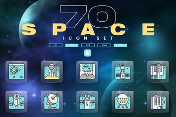 70 Space Icons