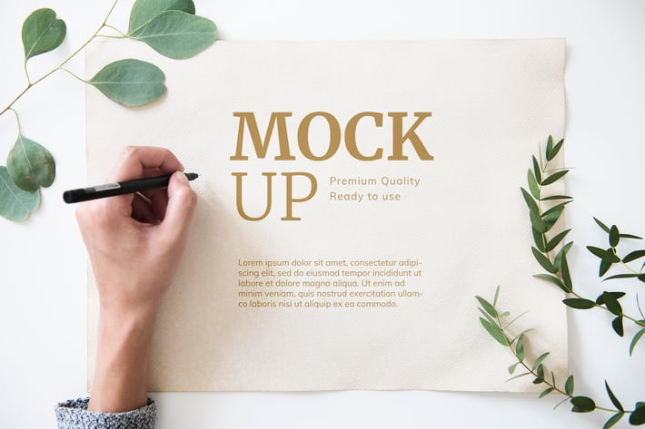 Paper mockup