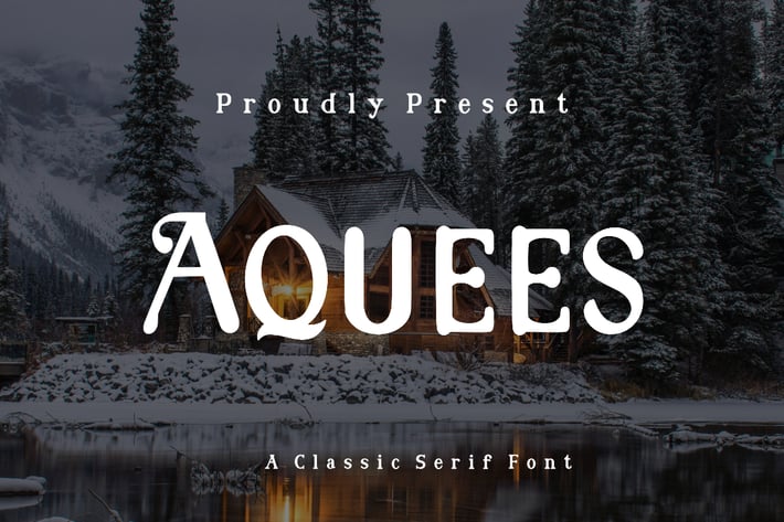Aquees - A Classic Serif Font