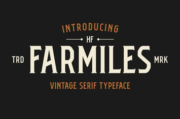 HF Farmiles Vintage Serif Typeface