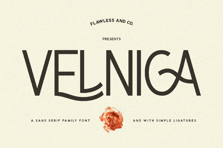 Velnica Sans Serif Font Family 