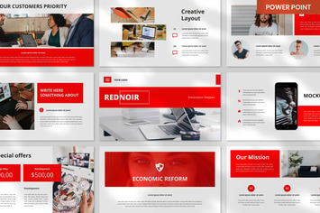 Rednoir Presentation Template
