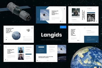 Langids - Space Keynote Presentation Template