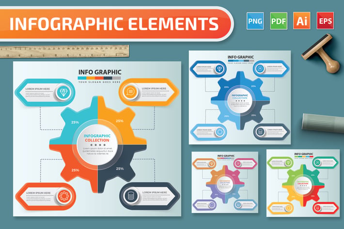 Cog Infographics design