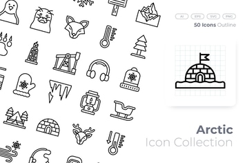 Arctic Outline Icon
