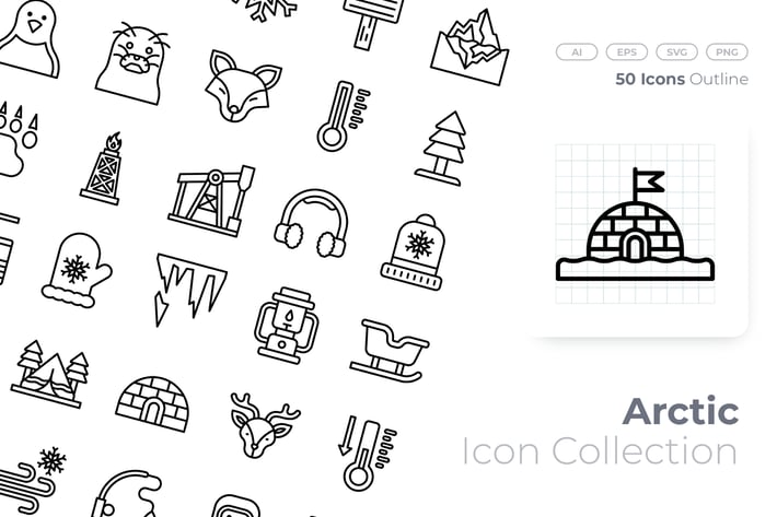 Arctic Outline Icon