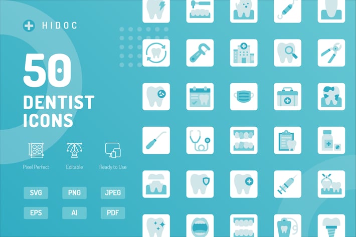 Hidoc - Dentist Icons