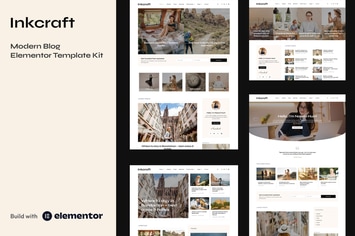 Inkcraft - Modern Blog & Magazine Elementor Pro Template Kit