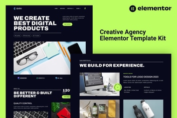 Qudu - Creative Agency Elementor Pro Template Kit