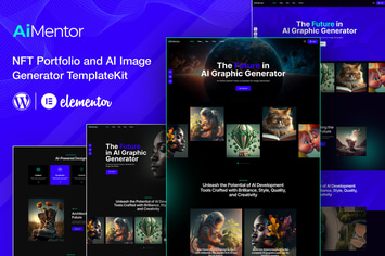 AiMentor - AI Image Generator Website Elementor Template Kit