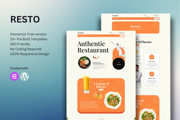 Restolux - Restaurant Elementor Template Kit