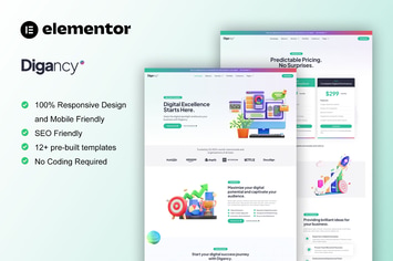 Digancy -  Digital Agency Elementor Template Kit