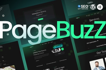 PageBuzz - Digital Agency Elementor Template Kit