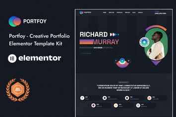 Portfoy - Portfolio Elementor Template Kit