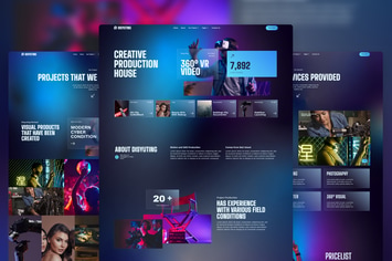 Disyuting - Production House Elementor Template Kit