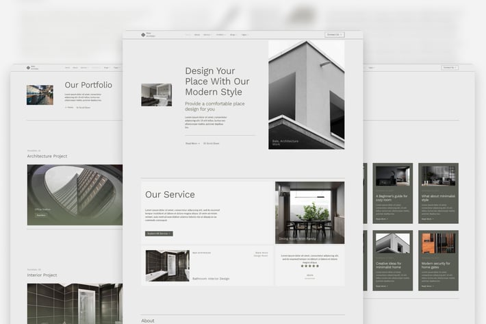 Bale - Architect Elementor Template Kit