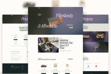 Monorior Space - Gradient Interior Elementor Template Kit