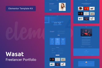 Wasat — Creative Portfolio Elementor Template Kit