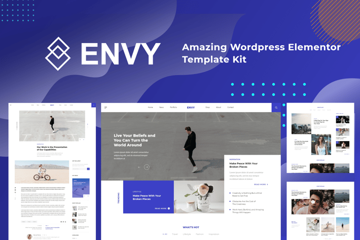Envy - News Magazine Elementor Pro Template Kit