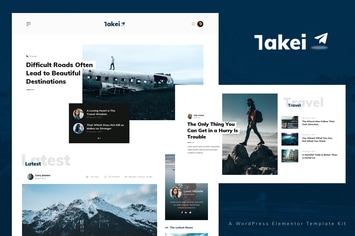 Takei - News & Magazine Elementor Pro Template Kit