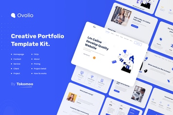 Ovolio - Creative Agency Elementor Pro Template Kit
