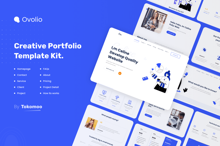 Ovolio - Creative Agency Elementor Pro Template Kit