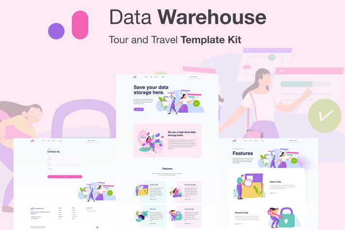 Stroranger - Data Warehouse Elementor Template Kit