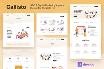 Callisto - SEO & Digital Marketing Agency Elementor Template Kit