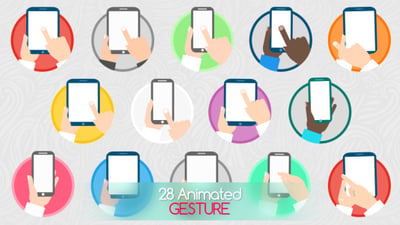 Animated Gesture Icons