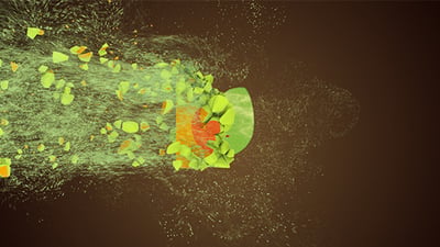 Motion Particles Logo