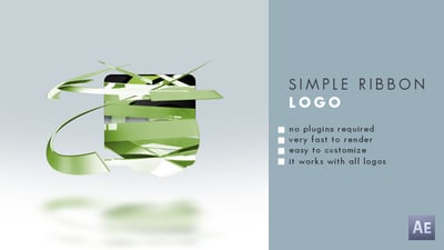 Simple Ribbon Logo