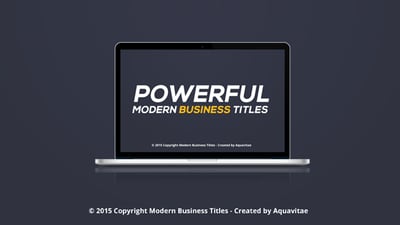 Powerful & Modern Business Titles
