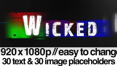 Wicked - ( Bad TV Signal Noise )