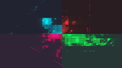 Pixelated Logo Reveal