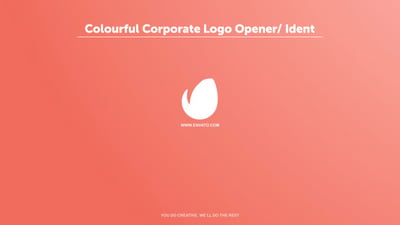 Colourful Corporate Logo Opener / Ident