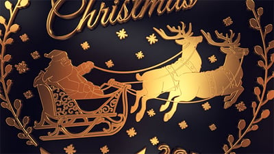 Gold Christmas Titles