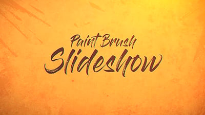 Paint Brush Slideshow