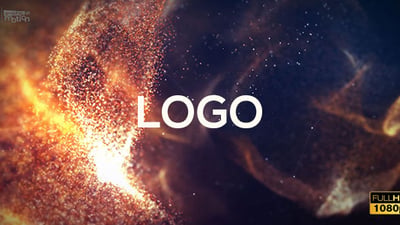 Macro Particles Logo Intro