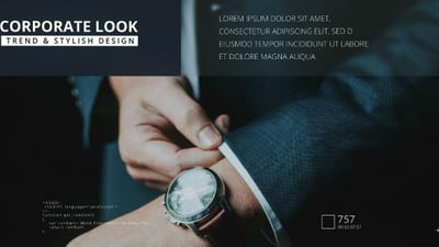 Clean Glass Corporate Slideshow