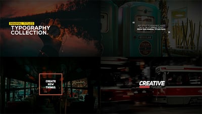 Animated Typography Pack