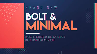 Bolt & Minimal