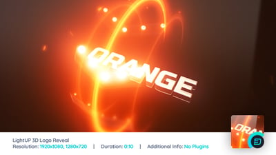 LightUp 3D Logo Reveal
