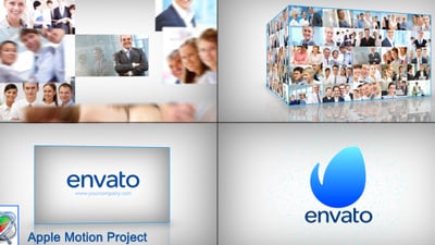 Clean Corporate Multi Video Logo Opener - Apple Motion