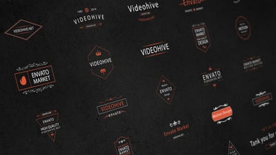 25 Animated Titles & Badges & labels