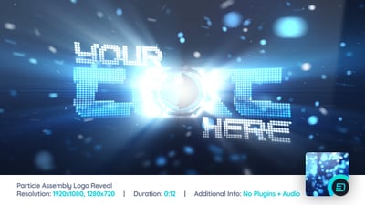 Particle Assembly Logo Reveal