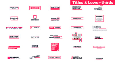 Titles & Lower-Thirds