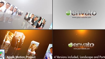 Multi Video 3D Logo - Apple Motion