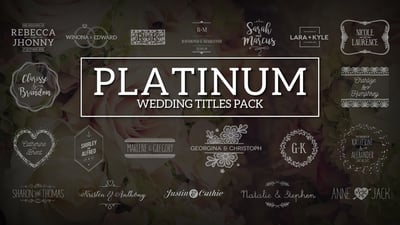 Platinum | Wedding Titles Pack