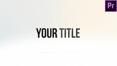 Elegant Contour Title